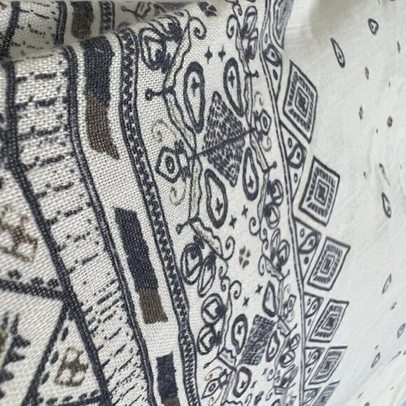 Raj Women’s Bohemian Blue & White Kimono Wrap Cardigan Lightweight One Size - Picture 11 of 12